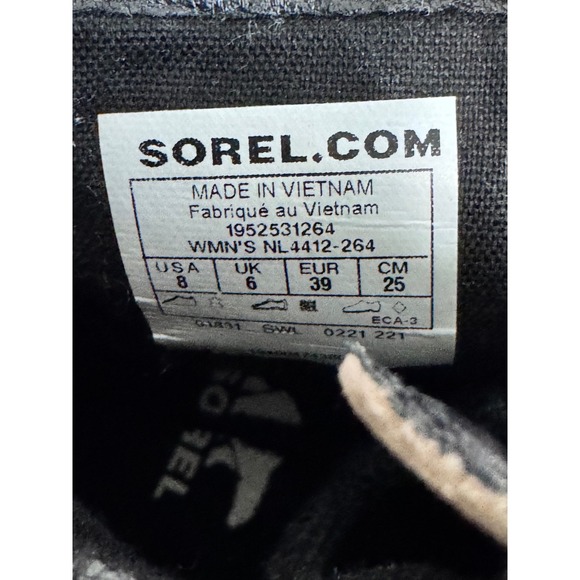 Sorel Lennox Lace Waterproof Tan Leather Booties Combat Size 8 Gorpcore Hiking - Picture 10 of 13